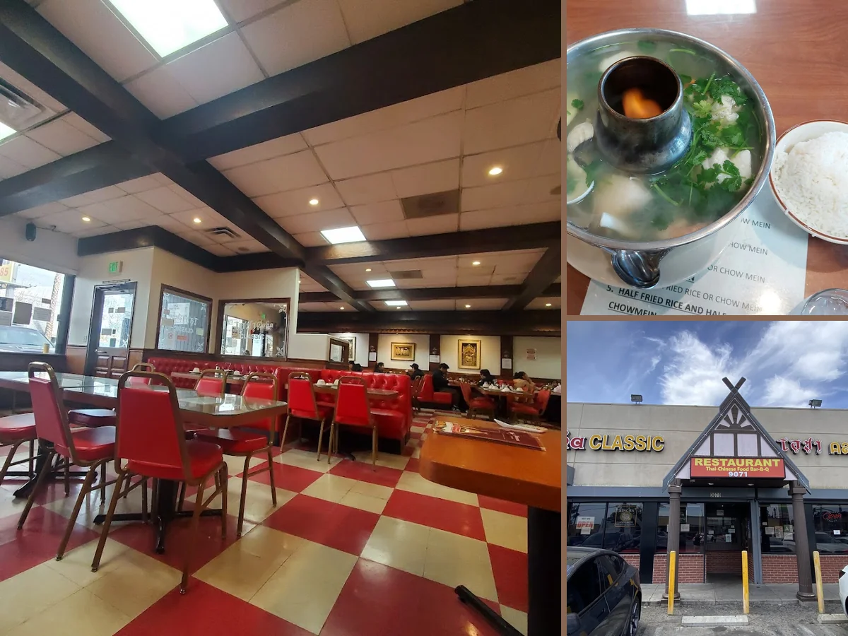 Warm interior with a homey restaurant feel.