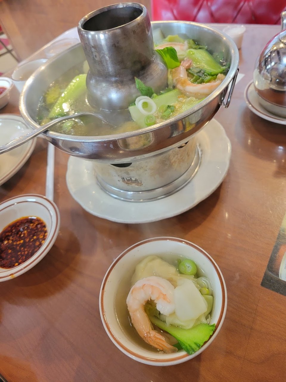 Seafood Soup w White Steamed Rice